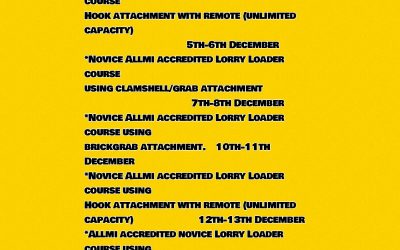 Upcoming courses